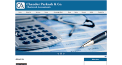 Desktop Screenshot of chanderparkash.com