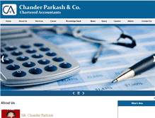 Tablet Screenshot of chanderparkash.com